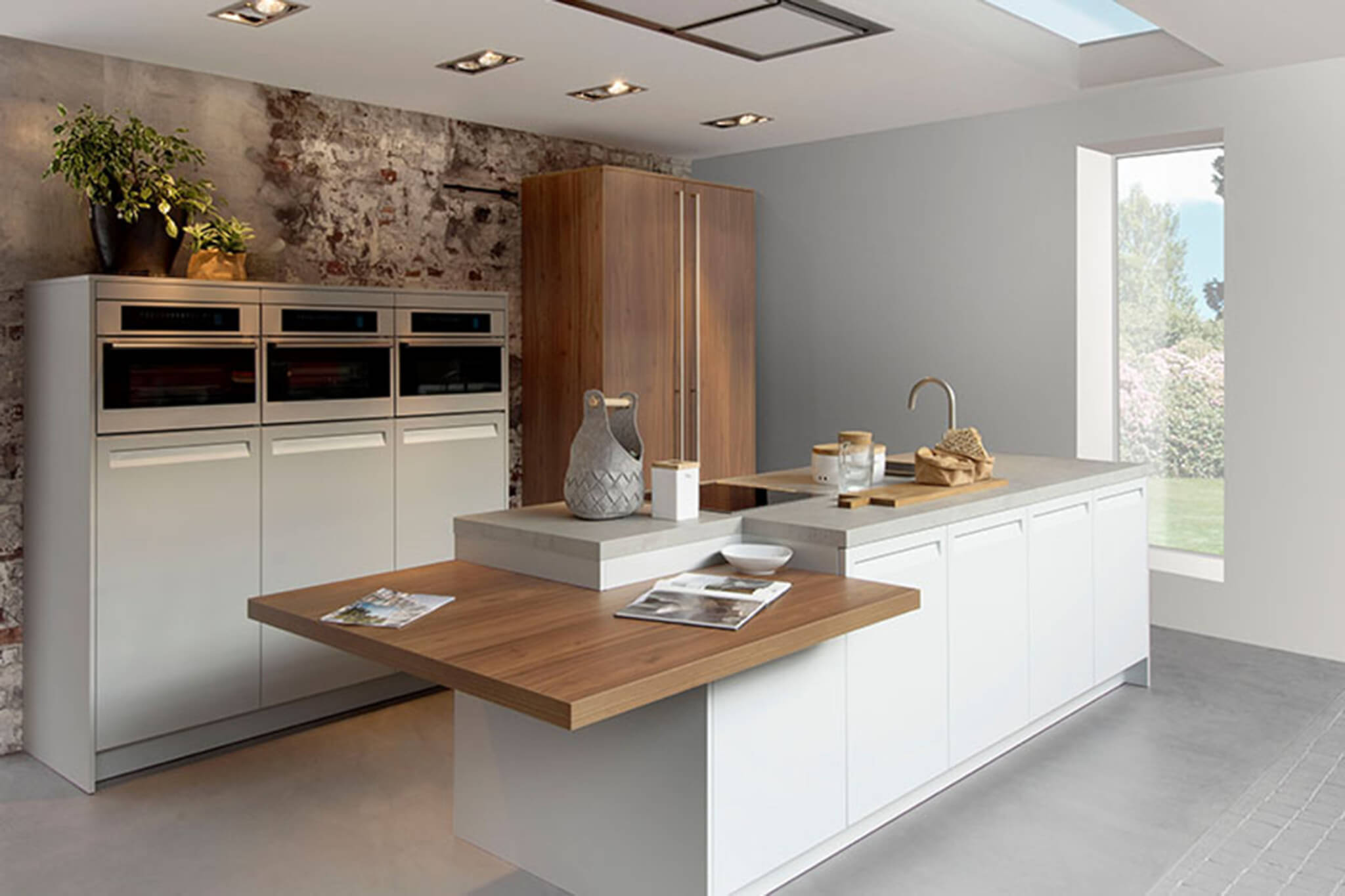 Kookhuis selectie kookeiland in moderne keuken